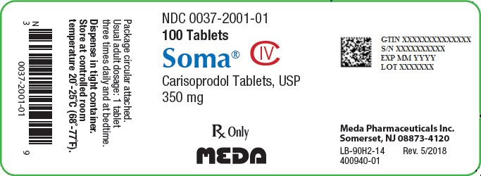 Buy Carisoprodol Soma 350 Mg 1 Meda Pharmaceuticals