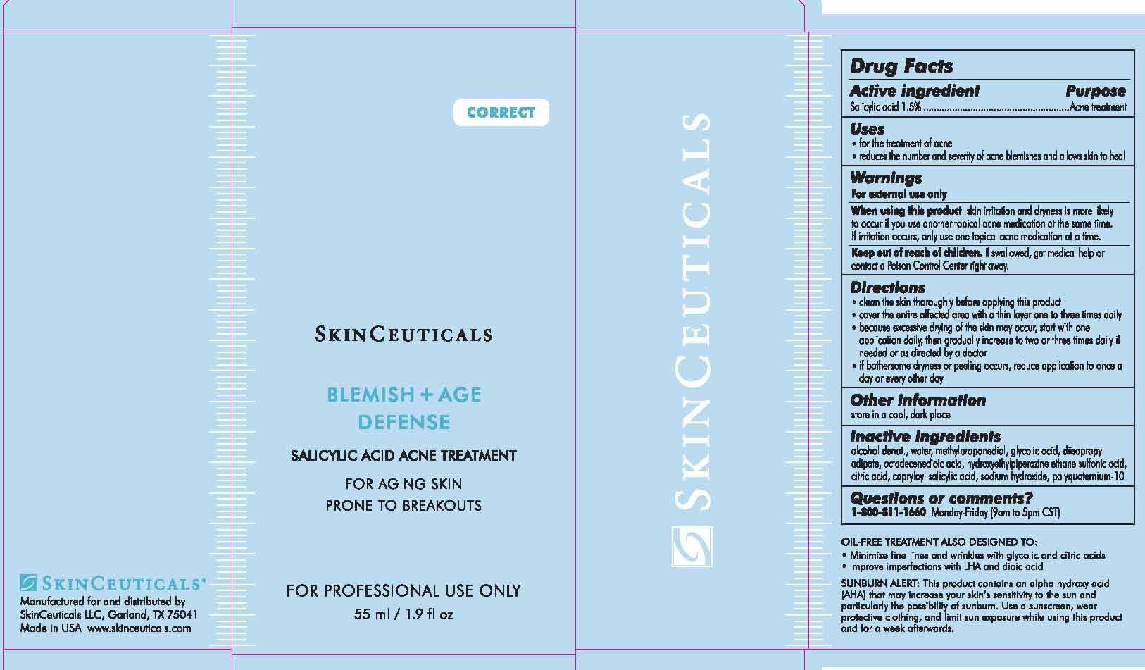 BUY Salicylic Acid (Skinceuticals Blemish Plus Age Defense Acne