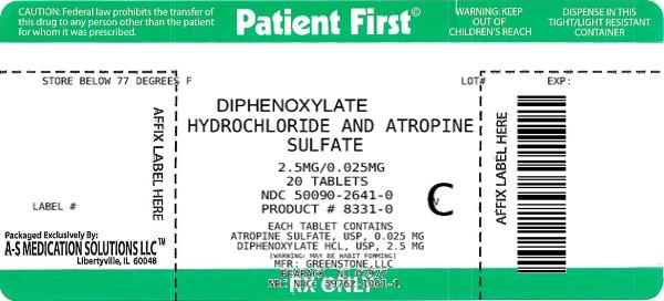 diphenoxylate atropine antidote